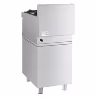 Fogón a gas de sobremesa - 7kW - 2 fuegos - con subestructura con 1 puerta