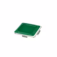 (6 szt.) CAMBRO | Pokrywa GN 1/6 SafeTrak – polipropylen – zielona