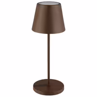(4 adet) Şarj Edilebilir Masa Lambası - MERLE MINI - 3 kademeli kısılabilir - Ø110x305mm - Fırın ızgarası