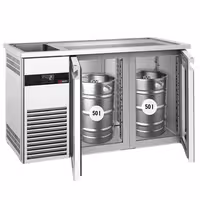 Pivski šank PREMIUM - 1550x700 mm - 2 Staklena vrata