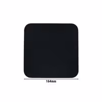(6 adet) SELTMANN WEIDEN | Coupe tabak - düz kare - 165x165 mm - Siyah
