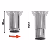 (4 pcs) Stainless Steel Adjustable Feet - for KTS, POS, KG, TS & TG