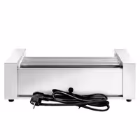 Commercial Hot Dog Roller Grill - 5 Rollers - Single Heating Zone