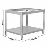 Base Stand - for Pizza Oven - 1340x1130x880mm - Stainless Steel - for PDP99, PDP99D & PDP99TC