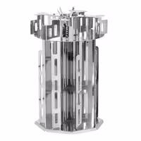 Cup & Saucer Dispenser - rotating - Stainless Steel