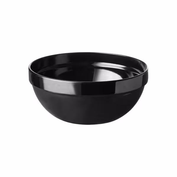 (6 adet) Kase - PET - FRIEDNLY - 150ml - yuvarlak - 100x100mm - Derinlik:45mm - Siyah