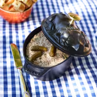 STAUB | Mini Cocotte Oval Enamelled Cast Iron Casserole Dish – 170 mm Oval – Black
