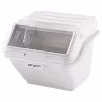 Spremnik za sastojke - s prednjim poklopcem - 486x593 mm - 40 l - polipropilen - bijela - može se slagati