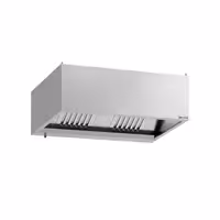 Commercial Wall-Mounted Extractor Hood with Motor – 1400mm – with Speed Controller, Baffle Filters & LED Lighting