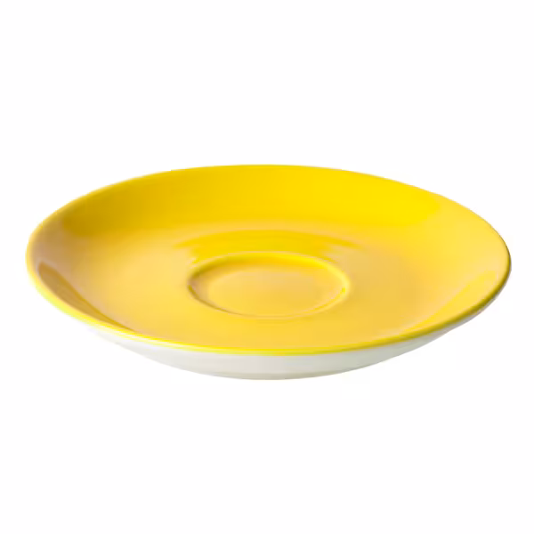 (6 adet) BART COLOUR CAFE - Kahve Tabağı - Ø135mm - Sarı