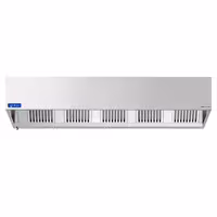 Commercial Wall-Mounted Extractor Hood with Motor – 2600mm – with Speed Controller, Baffle Filters & Lighting
