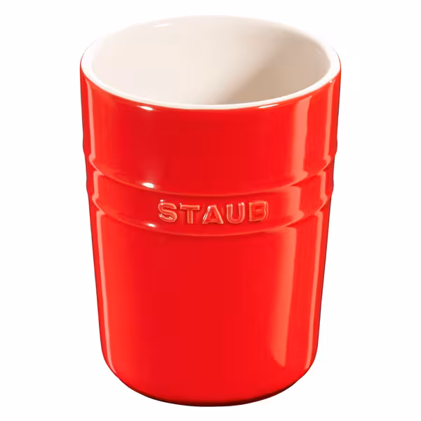 STAUB | CERAMIQUE - Gereç tutucu - Ø 110mm - Seramik - Kiraz kırmızısı