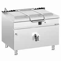 A gas Marmitta professionale / Pentola industriale - 250l - 30kW - Riscaldamento indiretto - con allacciamento idrico