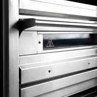 Electric Deck Pizza Oven - Twin Deck - Refractory Stone Deck - 4+4 x Ø 33cm (13") - Mechanical Controls - up to 400°C