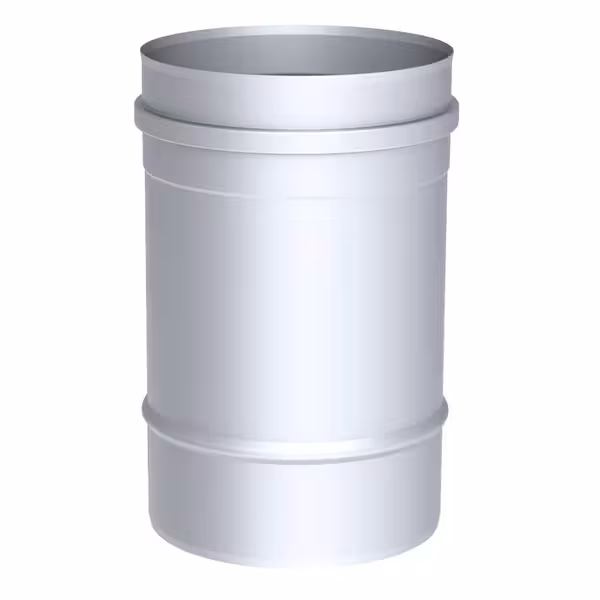 Ravna cijev - od nehrđajućeg čelika - Duljina: 250 mm - Ø 250 mm
