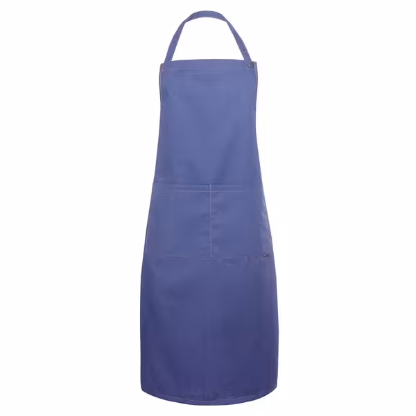 KARLOWSKY | Cross-Back Denim-Style Bib Apron – Vintage Blue - 71x95 cm