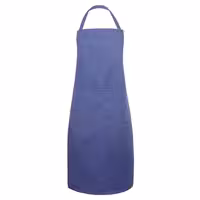 KARLOWSKY | Cross-Back Denim-Style Bib Apron – Vintage Blue - 71x95 cm