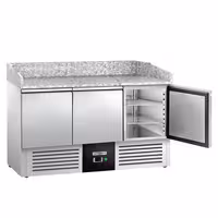 Pizzakylbänk PREMIUM - 2300x700 mm - 5 dörrar