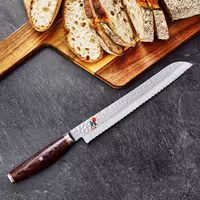 MIYABI | 6000 MCT - Cuțit pentru pâine cu muchie zimțată - Lama: 230mm