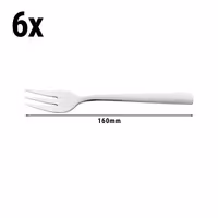 (6) ZWILLING | Dinner Cake Fork Set – Polished Finish - 18/10 Stainless Steel - Dishwasher Safe