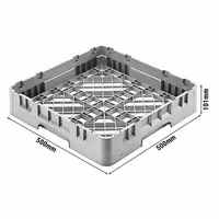 CAMBRO | CAMRACK® - Basic diskkorg 1/1 - 500x500mm - Grå