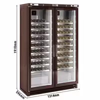 Hladnjak za vino - 2 klimatske zone - 700 l - max. 200 boca