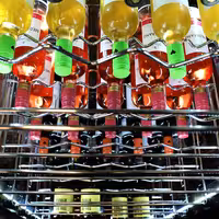 (2 kom) Rashladna vitrina za vino - 2 klimatske zone - 400 l - max. 162 boca