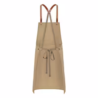 (6 pieces) KARLOWSKY | Green Generation Bib Apron – Pebble Grey – Recycled Plastic – 700x850 mm