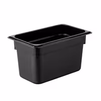 (12 szt.) Pojemnik GN 1/3 – poliwęglan – wysokość: 150 mm – czarny