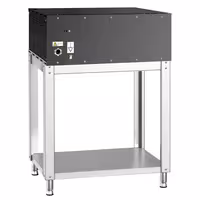 Electric Deck Pizza Oven - Single Deck - Refractory Stone Deck - 4 x Ø 35cm (13.8") - Touchscreen Controls - up to 400°C - incl. Base frame