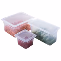 (6 szt.) CAMBRO | Pojemnik GN 1/6 – polipropylen – wysokość: 100 mm – mleczny