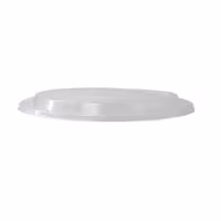 (300 pcs) Food Lidding Tray Polypropylene - 183mm - Round - Transparent