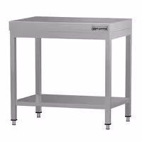 طاولة عمل ستانلس ستيل ECO - 600x600mm - مع رف سفلي