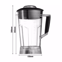Caraffa per frullatore da bar - 2L - 1,5kW - compatibile con BMK2-2200