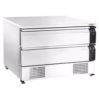 Kombinirani rashladno-zamrzivački pult (Low‑boy) - -22 do +8 °C - 1230 mm - 111 l - 2 ladice - 2x GN 1/1 - Za HR - uklj. grijač pomfrita