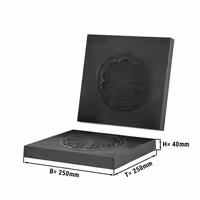 (2 pcs) Waffle Iron Plates WEERM2 - Heart Shape