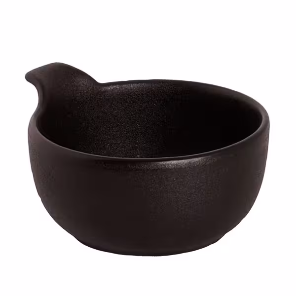 (4 adet) Tatlı / Salata Kasesi - Porselen - Universe - 240ml - yuvarlak - Ø100mm - Siyah