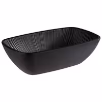 (6 adet) Gastronorm Küvet GN 1/9 - Melamin - NERO - 0,35L - 176x108mm - Derinlik:55mm - Siyah