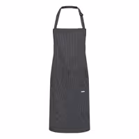 KARLOWSKY | Carlo Chef Bib Apron – Black - 70x90cm - Cotton - Adjustable Neck Strap - 2 Pockets