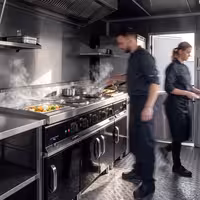 Cocina eléctrica de sobremesa - 20kW - 4 placas