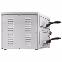 Electric Pizza Oven - Double Deck - 1+1 - Ø 33cm (13") - 230V Single Phase - Mechanical Controls - up to 300°C