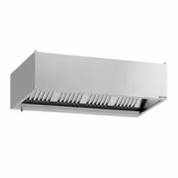 Commercial Wall-Mounted Extractor Hood with Motor – 1800mm – with Speed Controller, Baffle Filters & LED Lighting