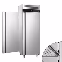 Szafa chłodnicza PREMIUM – przelotowa – stal nierdzewna – GN 2/1 – 700 L – z 1 drzwiami z przodu i z tyłu