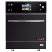 Commercial High Speed Oven - Touchscreen - 3.5kW - Black - Ventless - incl. Pizza Tray, Mesh Basket, Non-stick Baking Tray | 80% Faster Cooking