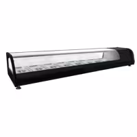 Witryna chłodnicza do tapas PREMIUM – 1750 x 400 x 250 mm – 8x GN 1/3 – od +4 do +8 °C
