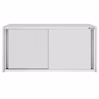 خزانة حائط ستانلس ستيل ECO - 1400x400mm - مع باب انزلاقي - ارتفاع 650 mm