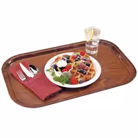 (12 komada) CAMBRO | Pladanj od pravog drveta - Pravokutan - 750x480 mm