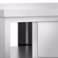 خزانة قاعدية ستانلس ستيل KOPENHAGEN PREMIUM - 1000x600mm - فتحة تمرير