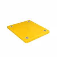 Daska za rezanje s protukliznim nožicama – 325 x 530 mm – u skladu s HACCP-om – žuta