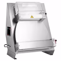 Commercial Pizza Dough Roller - for 260–400mm pizza dough - 375W - Dough thickness 0.5 to 5.5mm